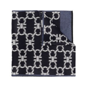 페라가모 간치니 패턴 니트 스카프