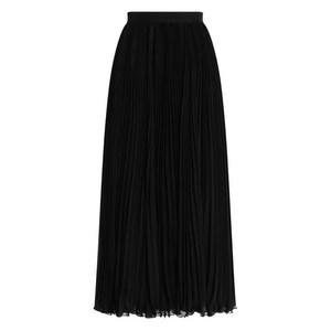돌체앤가바나 플리츠 미디 스커트, 블랙계열, Italy 38(KR 33)