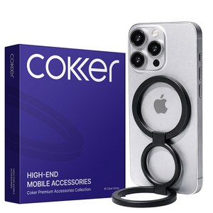 코커 절대고정 맥세이프 그립 톡홀더 양면자석 + 링추가