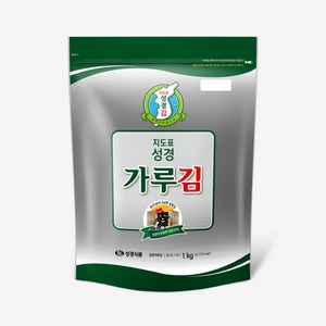 지도표 성경 업소용 A급 김가루 1kg 4봉, 1박스