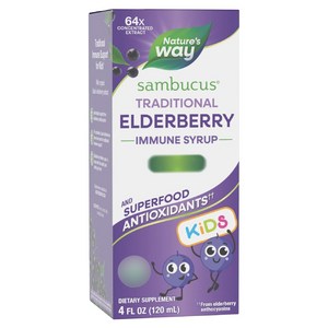 네이쳐스웨이 어린이용 삼부커스 엘더베리 시럽, 120ml, 1개