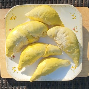 [생두리안 재구매율 1위 쭌키친] 태국 프리미엄 손질 생 두리안 몬통 깐 두리안, 500g, 1개