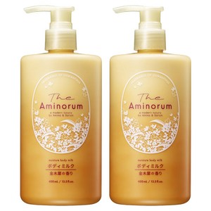 디아미노람 모이스처 바디 밀크 금목서 향, 400ml, 2개