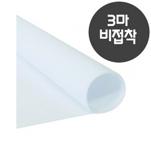 롤 칼라펠트지 3마 롤 무접착 흰색 60x270cm, 흰색(무접착)