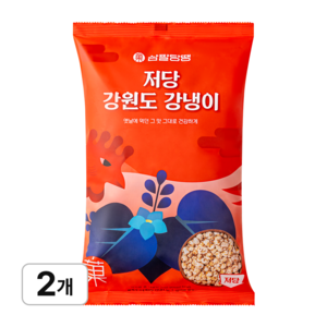 삼팔당땡 저당 강원도 강냉이, 200g, 2개