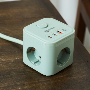 오지렌 고속충전 고용량 큐브 멀티탭 1.8m