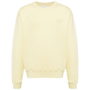 메종키츠네 로고 자수 스웨트셔츠, 옐로우계열, Standard L(KR 105)