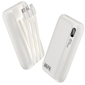 PD 22.5W QC3.0 일체형 고속충전 보조배터리 M1 10000mAh 잔량표시