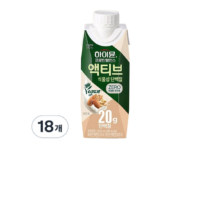 하이뮨 프로틴 밸런스 액티브 식물성 단백질, 250ml, 18개