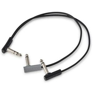 이펙터 TRS 분할케이블 Flat Patch Y Splitter Cable - 30cm, 1개