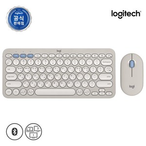 로지텍 코리아 PEBBLE 2 Combo 무선 키보드 마우스 세트