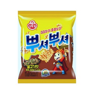 오뚜기 뿌셔뿌셔 불고기맛, 90g, 6개