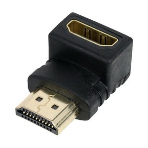 HDMI to HDMI ㄱ자 변환 연장 젠더, 1개