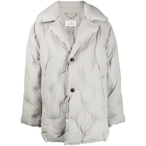 메종 마르지엘라 싱글 브레스티드 패딩 코트, 그레이계열, Italy 36