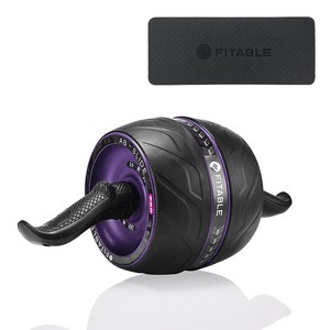 FIABLE 부상방지 AB슬라이드 롤아웃 복근 코어 운동기구 괴물 휠 17cm