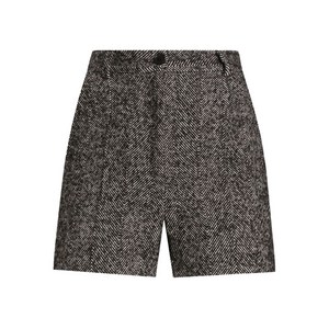 돌체앤가바나 헤링본 트위드 쇼츠, 블랙계열+베이지계열, Italy 46(KR 77)