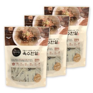 해통령 육수한알 진한맛 자연조미료 휴대용 멸치국물, 100g, 3개