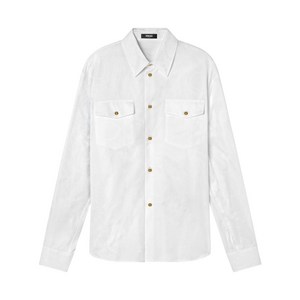 베르사체 바로코 자카드 셔츠, 화이트계열, Italy 54(KR 42)