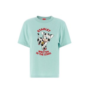 겐조 카툰 프린트 티셔츠, 블루계열, Standard M