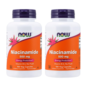 나우푸드 나이아신아마이드 500mg 캡슐, 100정, 2개