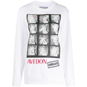 베르사체 베르사체 프린트 티셔츠, 화이트계열, Standard XS(KR 44)