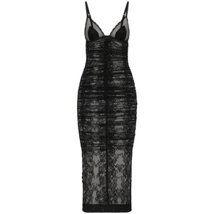 돌체앤가바나 샨틸리 레이스 드레스, 블랙계열, Italy 44(KR 66)