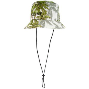 셀린느 드로스트링 버킷 햇, S(KR 580), 그린계열