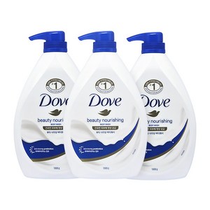 도브 뷰티 너리싱 바디워시, 1kg, 3개