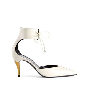 구찌 앵클 커프 가죽 펌프스, Italy 40(KR 270), 화이트계열