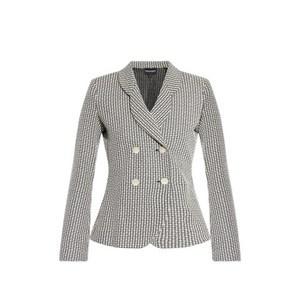 엠포리오아르마니 하운즈투스 더블 브레스티드 블레이저, 브라운계열+블랙계열, Italy 44(KR 77)