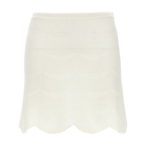 톰포드 크로셰 미니 스커트, 화이트계열, Standard XS