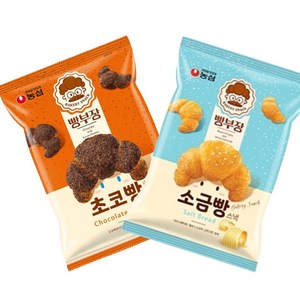 농심 빵부장 초코빵 55g x 8봉 + 소금빵 55g x 8봉, 880g, 1세트