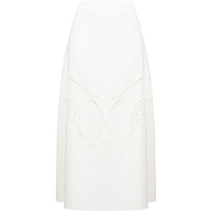 끌로에 하이웨이스트 자수 스커트