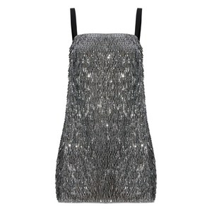 돌체앤가바나 비즈 스트랩 드레스, 그레이계열, Italy 42(KR 55)