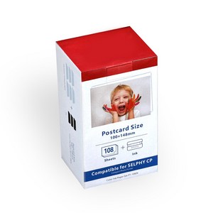 [호환] 올데이 컴퍼니 캐논 셀피 포토용지 사진 인화지 포토프린터 KP-108 CP1300 CP1500 CP1200 CP910 잉크 카트리지