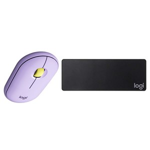 로지텍 페블 무선마우스 + 마우스 장패드