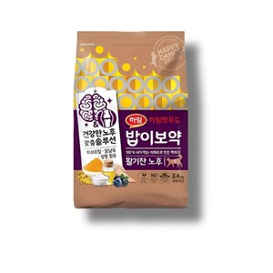 하림펫푸드밥이보약 고양이 기능성 사료, 시니어, 3.4kg, 1개