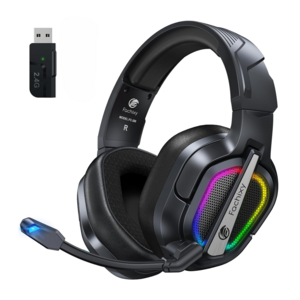 파치시 무선 게이밍 헤드셋 FC200 가상 7.1채널 3D 사운드 RGB LED 노이즈 캔슬링 마이크 2.4GHz 저지연