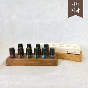 [도테라] 감정오일 이모셔널 아로마테라피 전용 원목 에센셜 오일 스탠드 오일랙 오일거치대 진열대, 마호가니