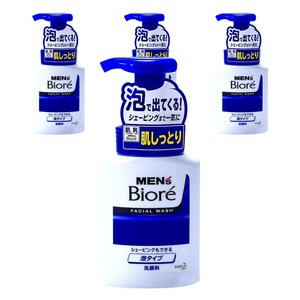 비오레 맨즈 페이셜 워시 거품 타입, 150ml, 4개