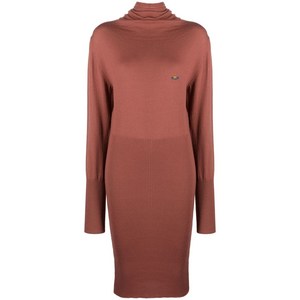 비비안웨스트우드 비 구체 자수 니트 드레스