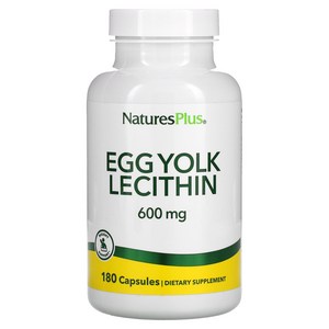 네이처스플러스 난황 레시틴 600mg 180캡슐 Egg Yolk Lecithin, 180정, 1개