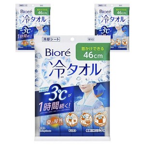 비오레 쿨 타월 5개입, 3개