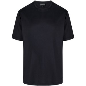 엠포리오아르마니 로고 자수 티셔츠