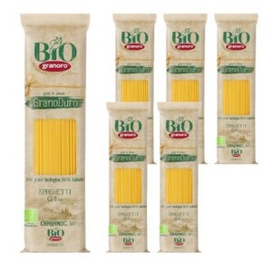 그라노로 유기농 스파게티, 500g, 6개
