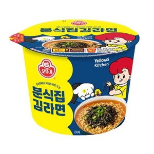 오뚜기 분식집 김라면 100g, 12개