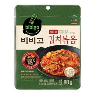 비비고 김치볶음, 80g, 10개