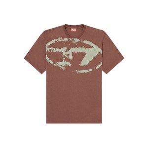 디젤 T-박스트-N14 티셔츠, 브라운계열, Standard S