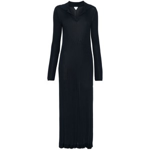 보테가 베네타 골지 니트 맥시 드레스