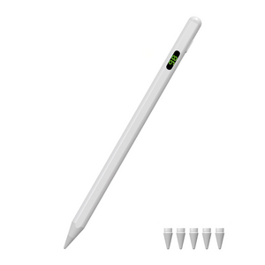 WOWWAY 아이패드 펜슬 터치펜 애플 iPad 호환용 LED 블루투스형 펜촉 5개증정